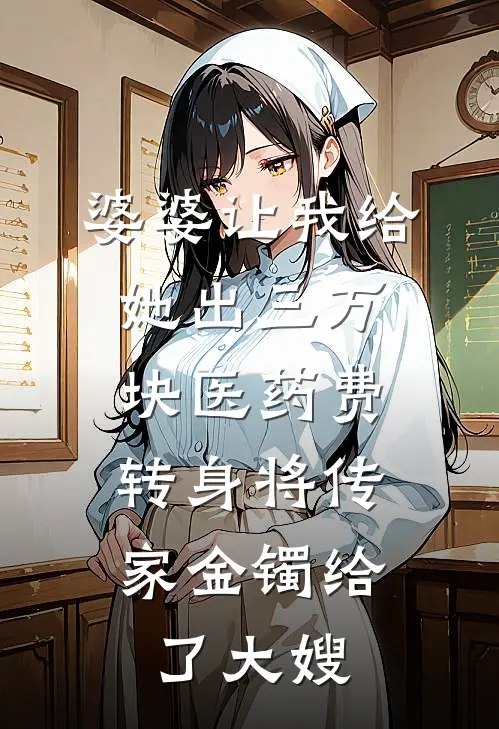 婆婆让我给她出三万块医药费，转身将传家金镯给了大嫂