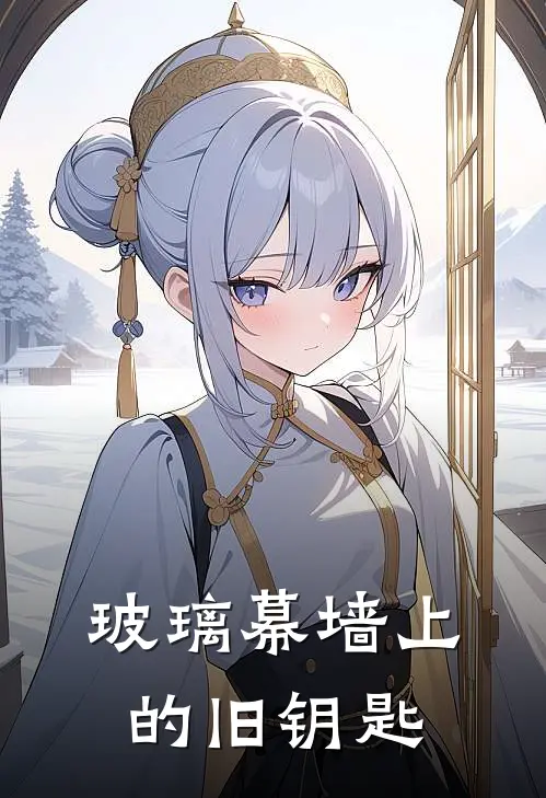 玻璃幕墙上的旧钥匙