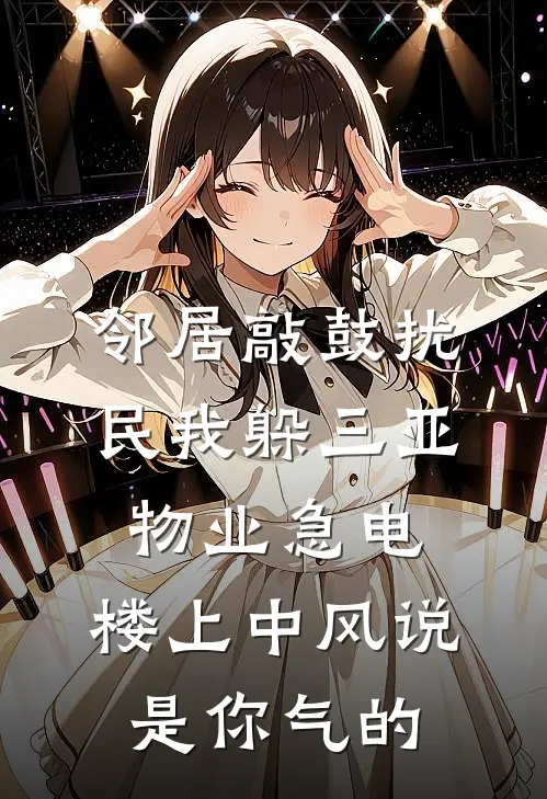 邻居敲鼓扰民我躲三亚，物业急电：楼上中风说是你气的