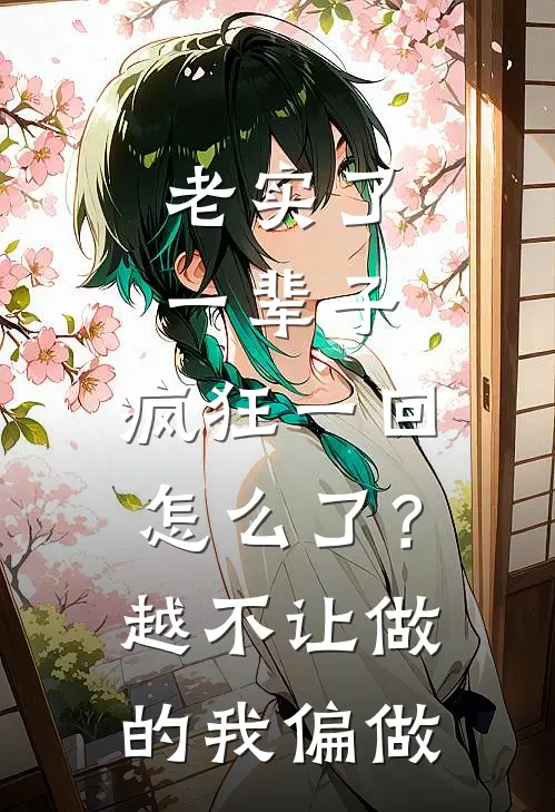 老实了一辈子，疯狂一回怎么了？越不让做的我偏做。