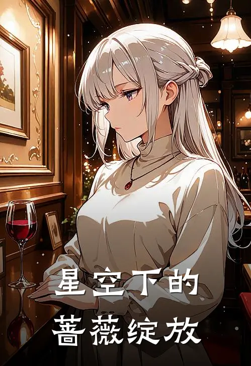 星空下的蔷薇绽放